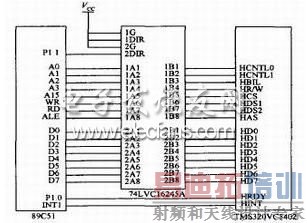 TI74LVC16245A芯片电平转换硬件电路