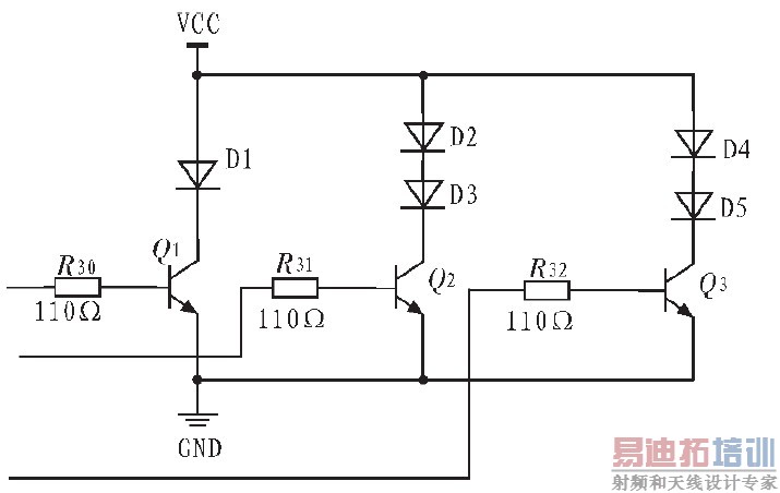 图6 LED 灯显示电路图