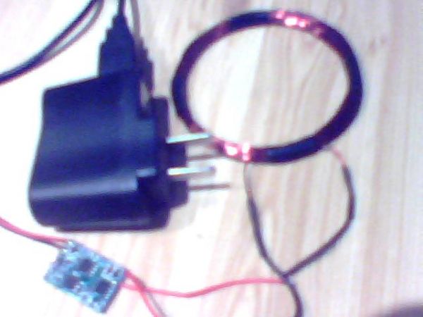 改装过的无线供电发射模块 改装过的无线供电发射模块