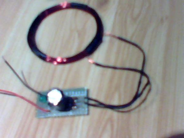 自己做的无线供电接收模块 自己做的无线供电接收模块